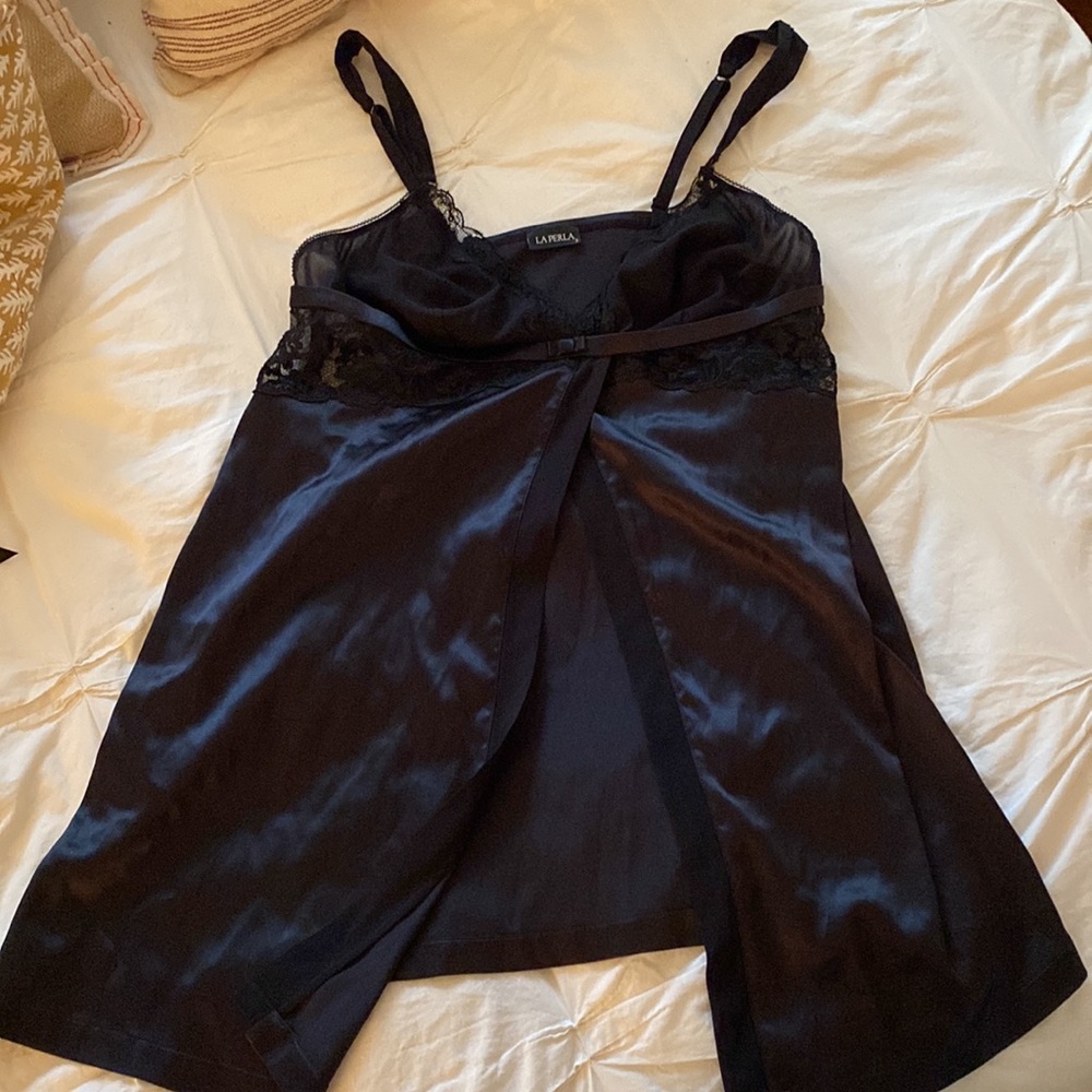 La Perla black lingerie nightie/dress